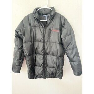 Polo Ralph Lauren Jacket Boys XL 20 Black Down Puffer Coat Youth Warm Vintage